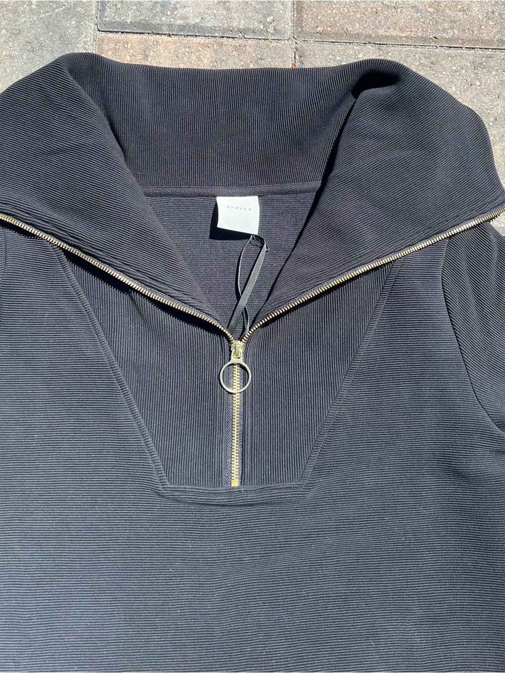Varley NWT Vine Half-Zip Pullover Black Small - Picture 8 of 13